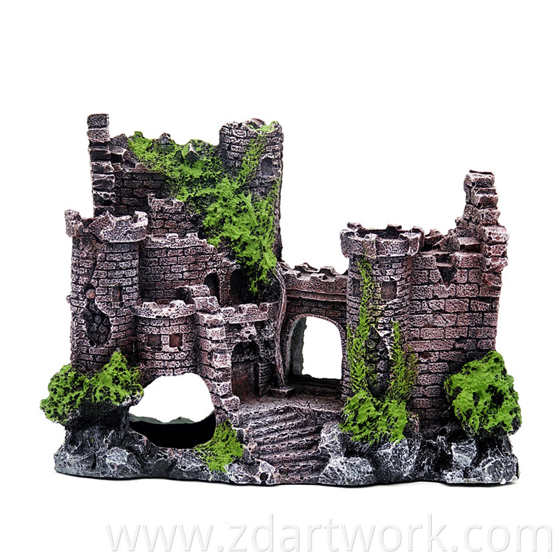 Vintage Castle Landscape Stone